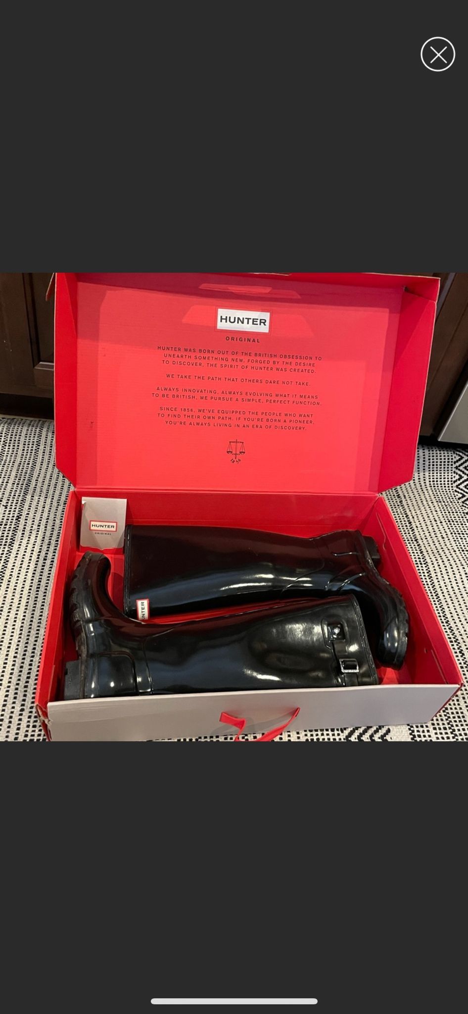 Hunter Refined Slim Fit Tall Gloss Rain Boots