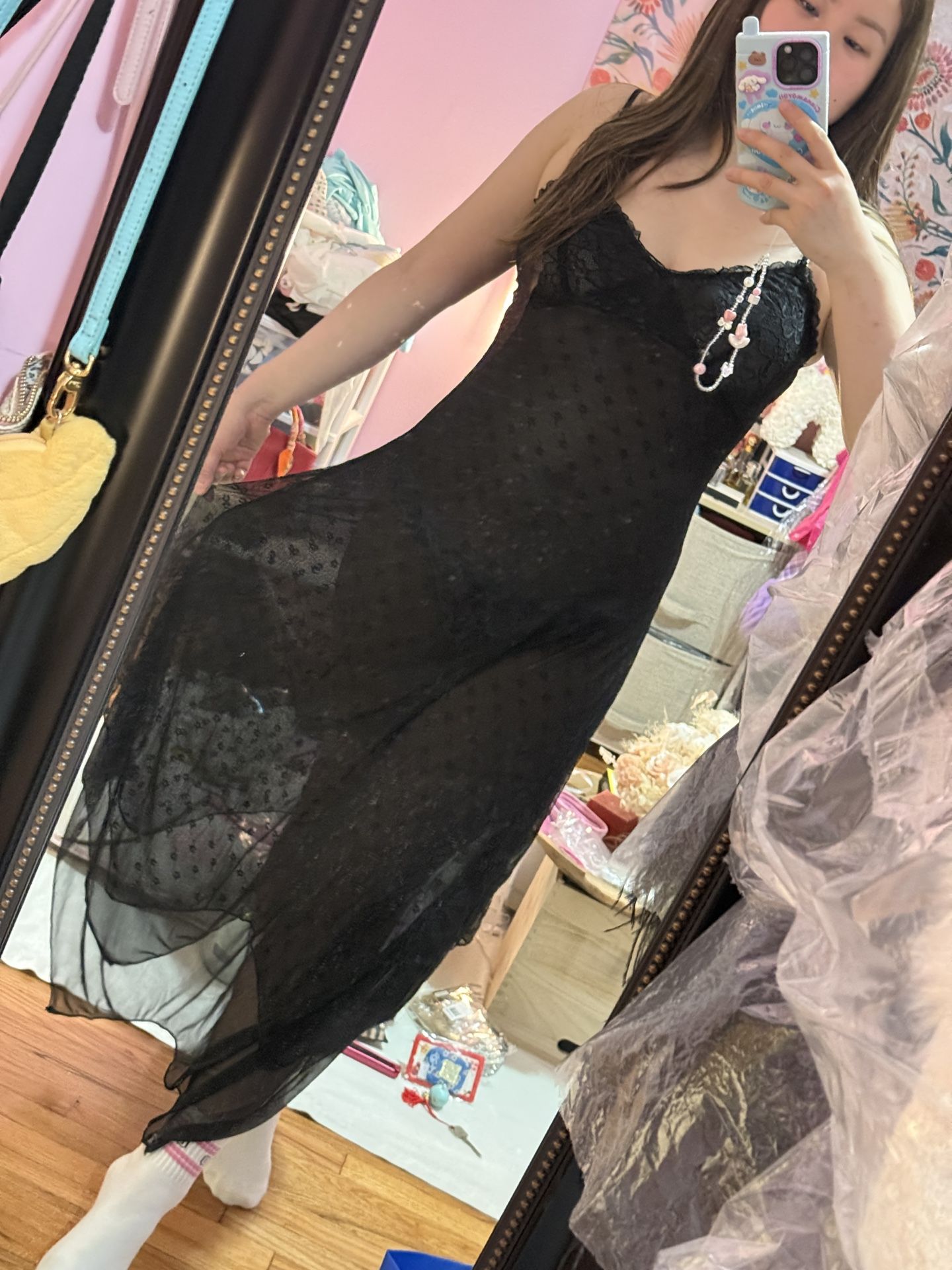 Long See Through Sexy Lady💃🏼 Dress• L Size