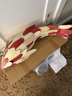 New in box 25 x 8 x 8” hanging fish (NW Ann & Jones)