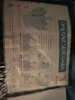 Dog Car Seat Cover