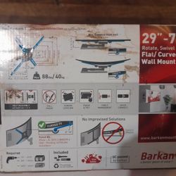 Orkin TV Wall Mount 29x65 Full Motion Holds Up To 77 Lb With A 10-year Warranty