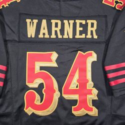 Women's 49ers Rivalry Fred Warner #54 Jersey Size Medium