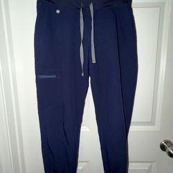 Figs Women’s Navy Zamora Jogger Scrub Pants Petite Small