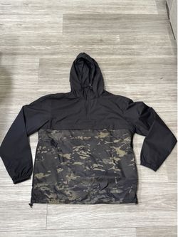 Afraid of the Dark Multicam Black Anorak Windbreaker
