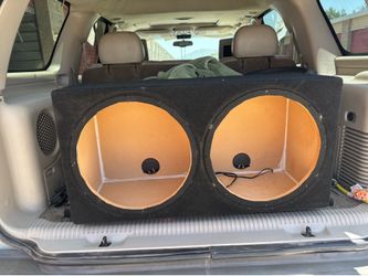 15" subwoofer box