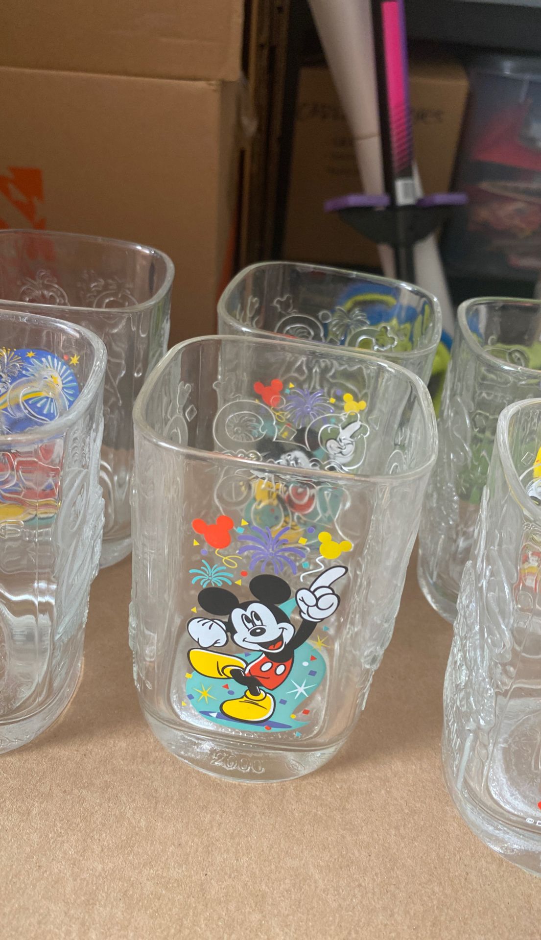 Vintage Disney Collectable Glasses