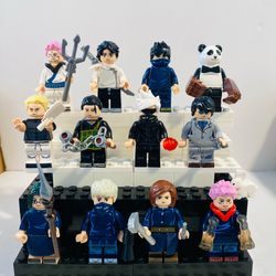 Jujutsu Kaisen Minifigures Manga Anime Bundle | New Custom LEGO Compatible Toys