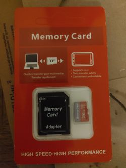 256GB MicroSD Memory Card with Adapter