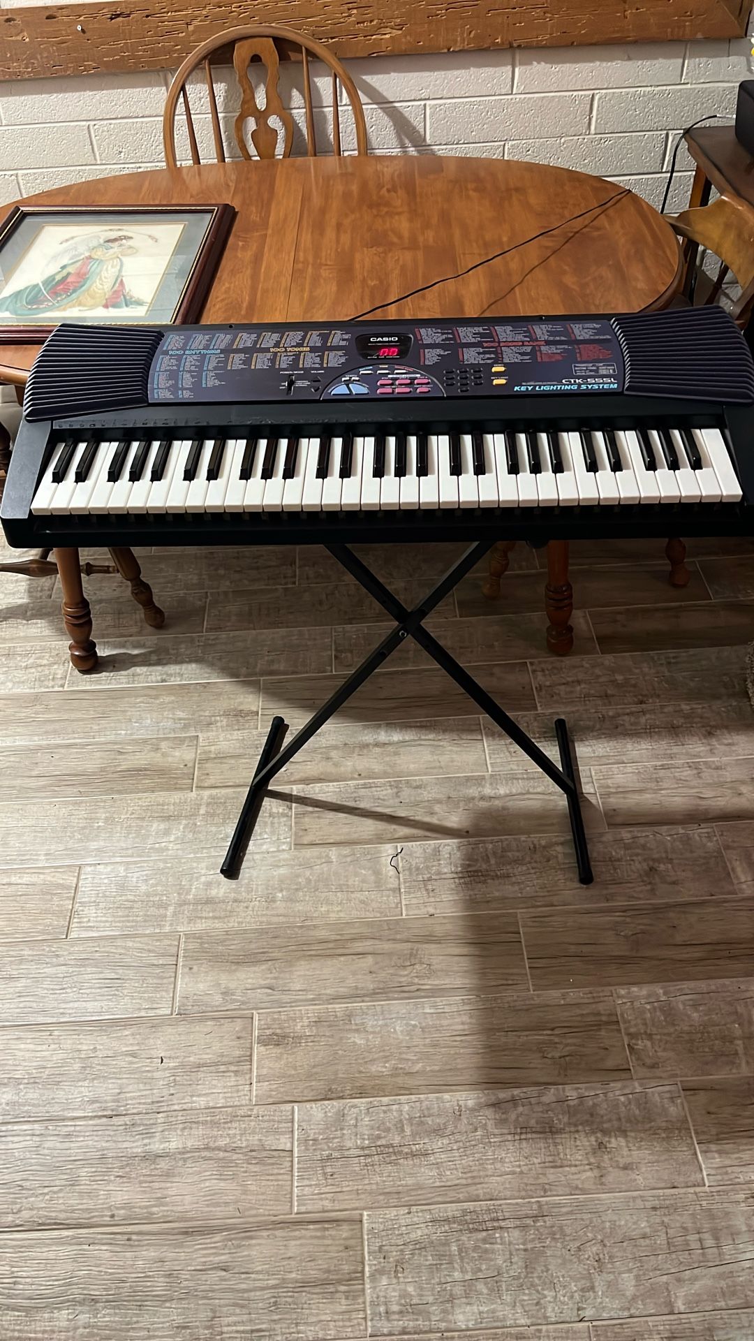 Casio CTK-555L Key Lighting System