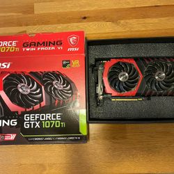 MSI GTX 1070ti 8GB 