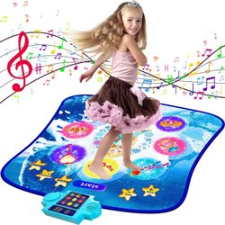New Dance Mat Games Toys - Upgraded Kids Dance Rhythm Step Play Mat for Girls Boys Dance Musical Pad Music Floor Game