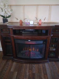 TV Stand+ Chimney