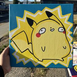 Derpy Pikachu Painting 