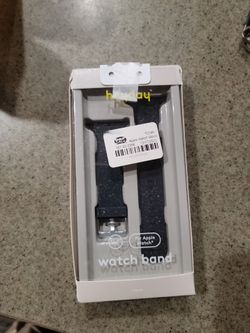 Apple Watch Silicone Band 42/44/45mm - heyday Black Speckle