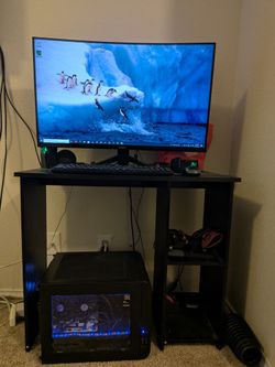 Gaming PC With Monitor