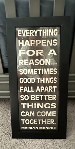 Marilyn Monroe Quote Sign