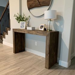 Wood Console Table (MADE TO ORDER)