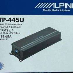 Brand New: Alpine 4 Channel Amp KTP-445U
