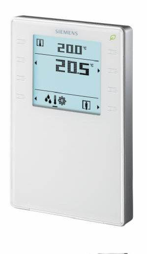 Siemens QMX3 Temperature Sensor White with Display