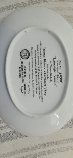 Thomas Kincade plate