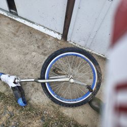 Unicycle Seats Broken And Flat Tire