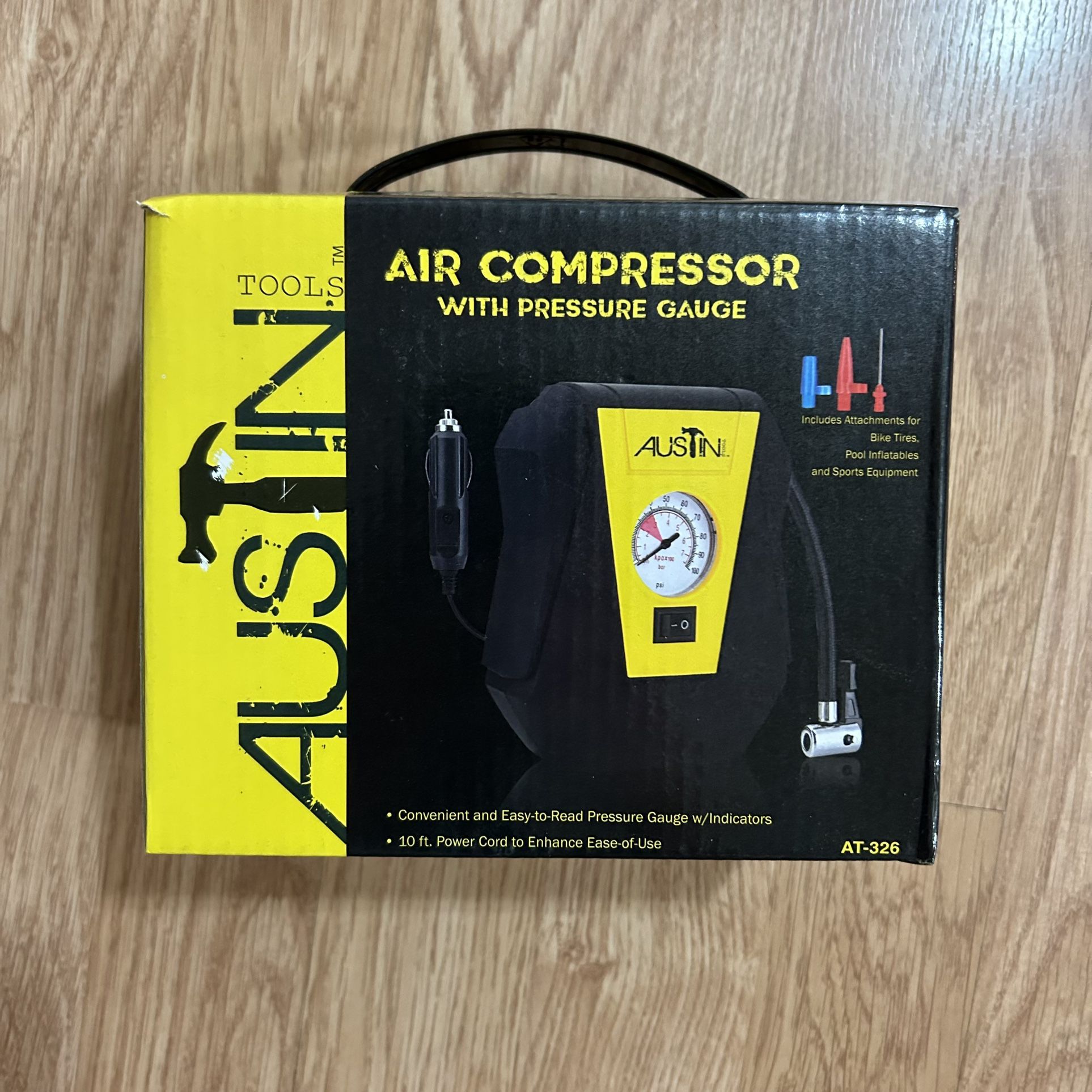 Air Compressor With Pressure Gauge