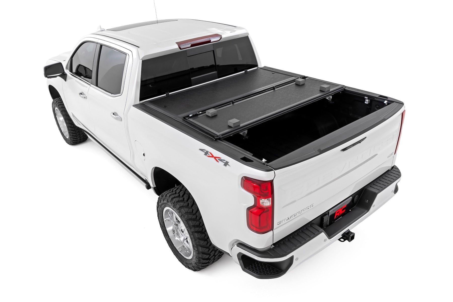 (contact info removed)1B * Hard Low Profile Bed Cover | 6'9" Bed | Rail Caps | Chevy/GMC 2500HD/3500HD (20-25)
