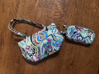 Vera Bradley Purse Wallet /Sunglasses Holder Set