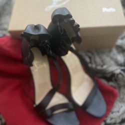 Gently worn Louboutin red bottom heels