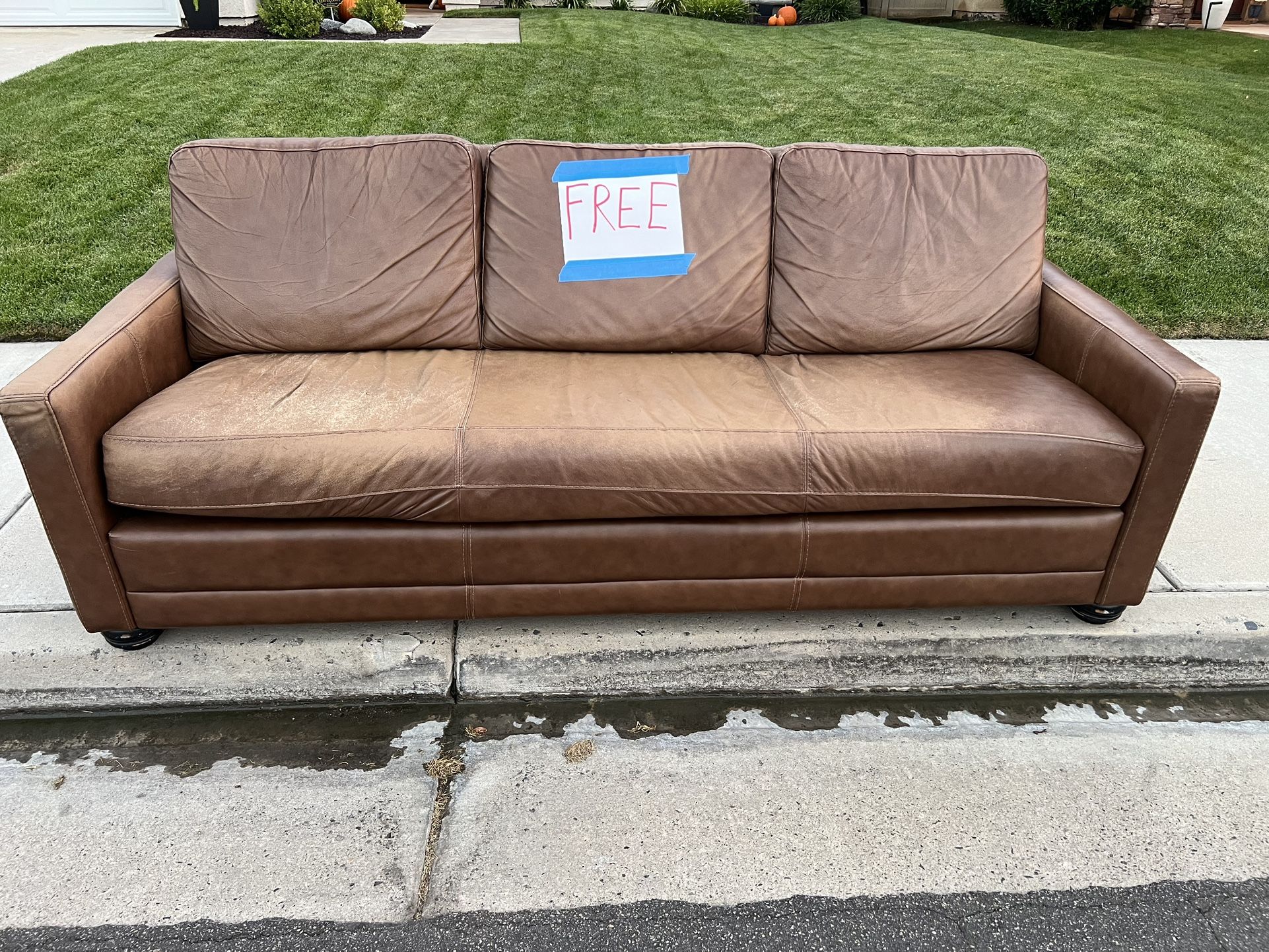 Free Leather Sofa