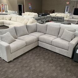 New Grey Sectional Couch