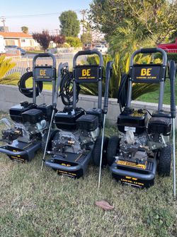 BE Power Equipment Cold Water Gas Pressure Washer with PowerEase..3400 psi