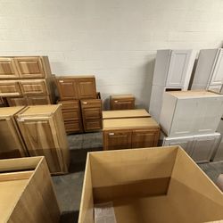 Kitchen Cabinets - New Wood, Grey, White Options