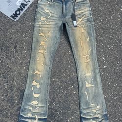 NO CAP SKINNY FLARE JEANS 