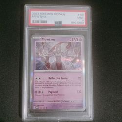 PSA Graded Mewtwo 150/165 Pokemon Card