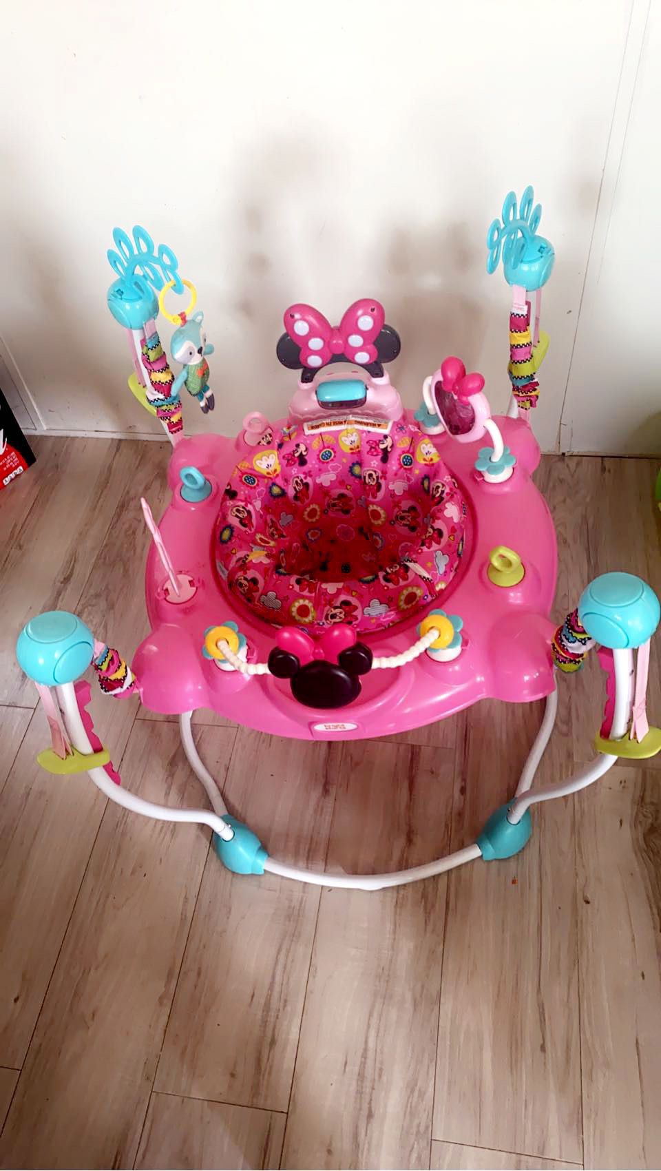 Baby Minnie Mouse Bouncer And Play Pen! 