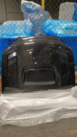 Blemished 2006-2007 Subaru Impreza WRX STI Carbon Creations DriTech C-1 Hood - 1 Piece