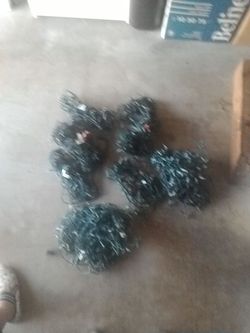 Christmas lights (colored and clear or red)