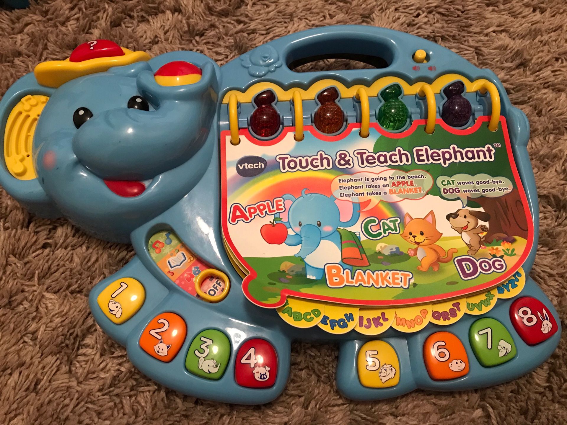 Vtech touch and teach elephant