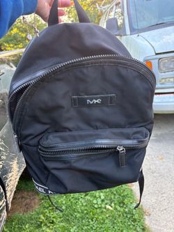 Michael Kors MK Black Nylon Backpack