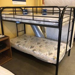 Twin Over Twin Bunk Bed 