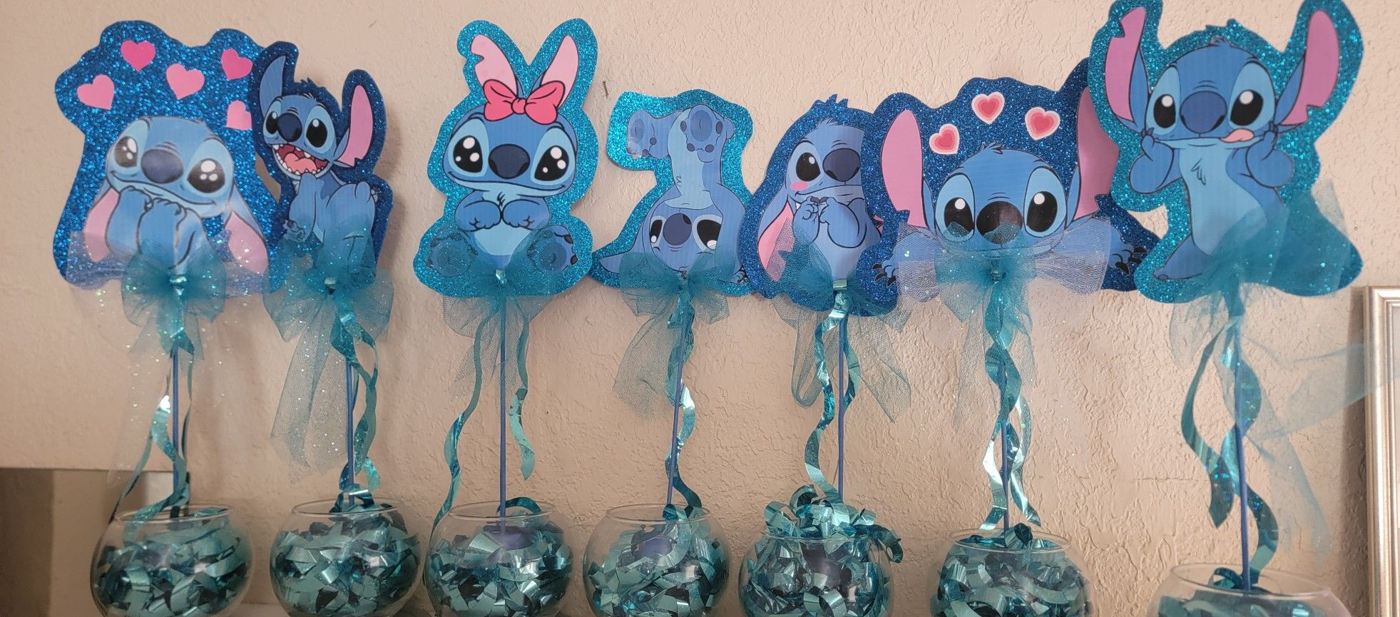 Stitch Party Centerpices