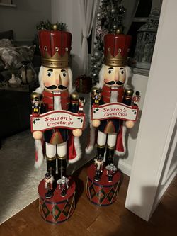 4 Feet Tall, Nutcrackers, Heavy Wood