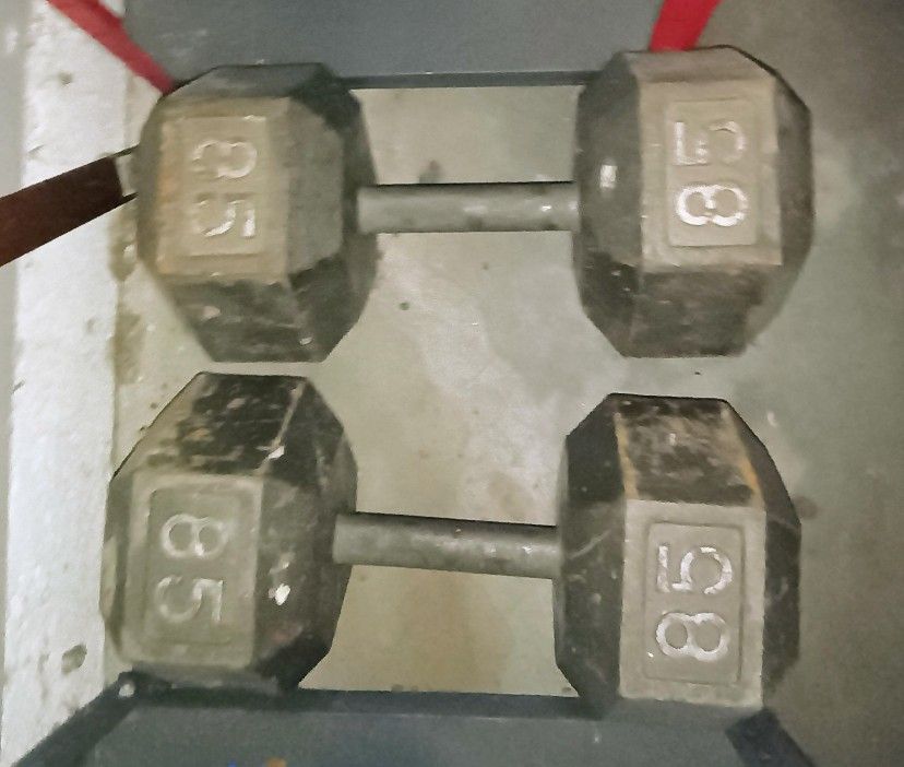 85 LB Dumbbells