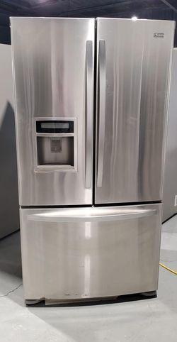Kenmore 3-Door Stainless Steel Fridge
