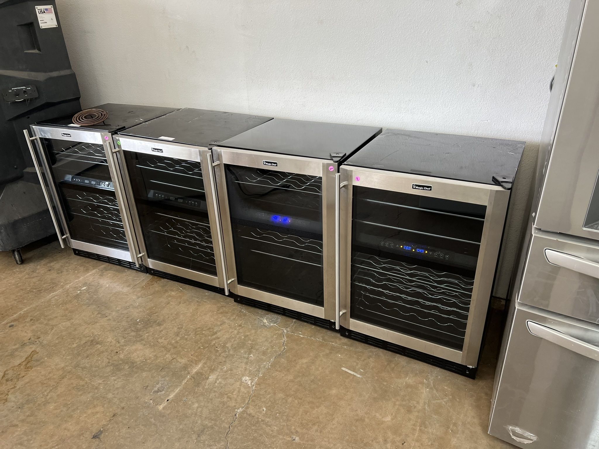 WINE CHILLERS PRE OWNED MAGIC CHEFS