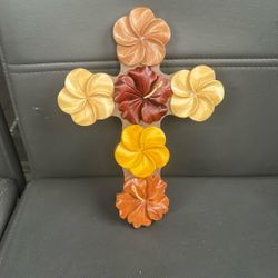 Hawaiian crush with Maria and hibiscus flower hand carved out of Rosewood