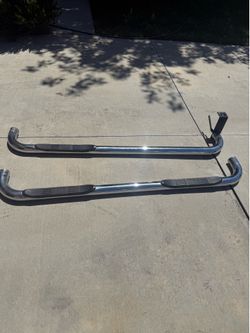 GMC Sierra truck steps in excellent condition