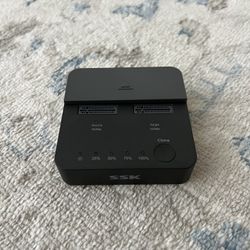 SSK DK201 Dual Bay M.2 NVMe SSD Cloner Dock