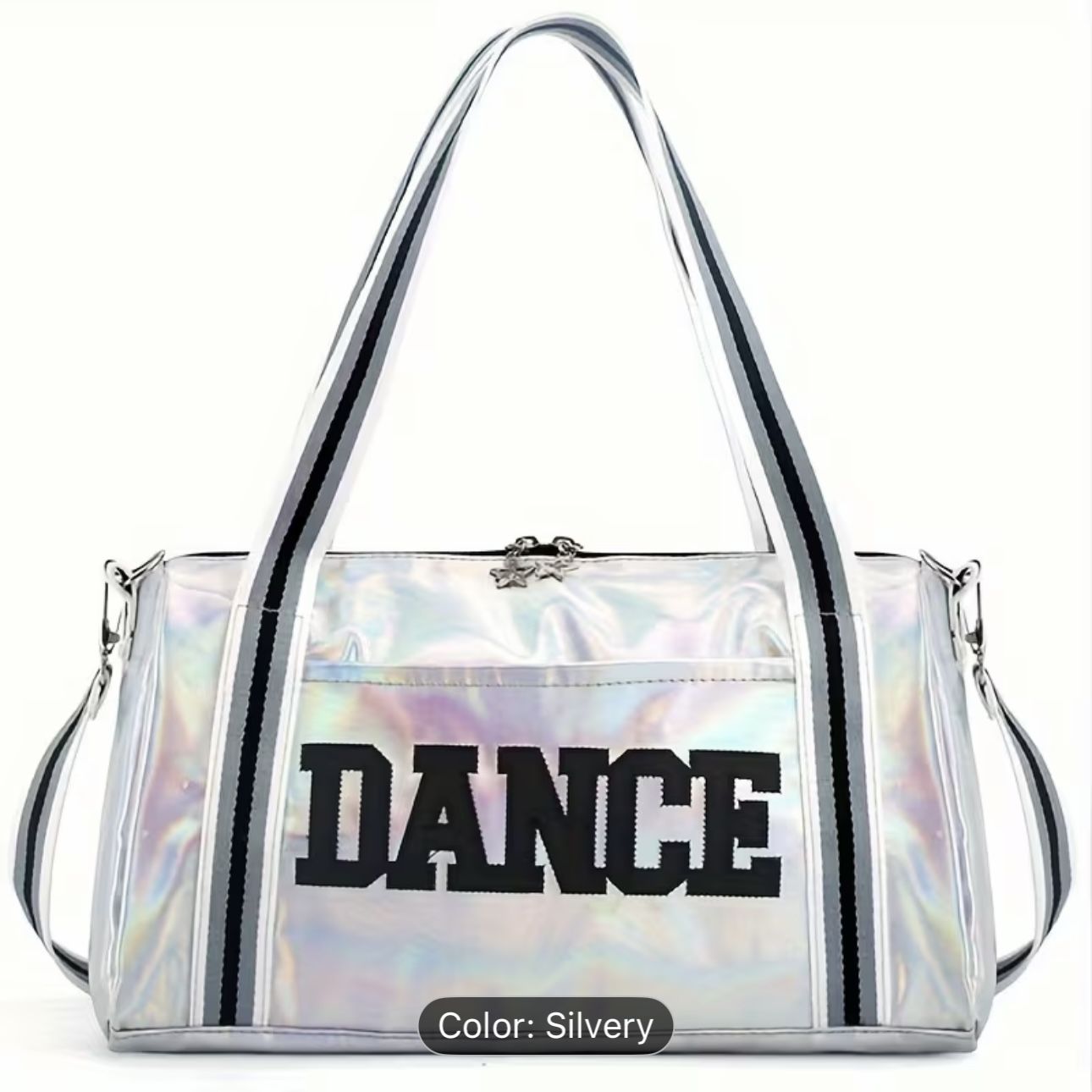 New Trendy Laser Dance Bag for s Large Capacity Single Shoulder Bag Latin Dance Handbag Crossbody Bag